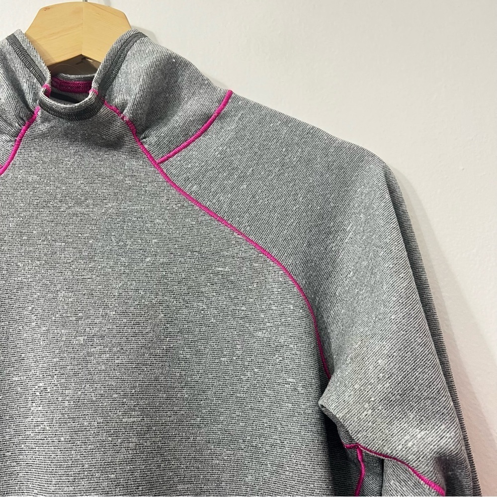 Patagonia Women's Gray Thermal Midweight Long Sleeve Top XS Layer Casual Winter - Picture 4 of 10